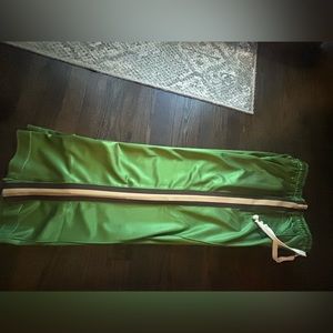 Men’s Gucci Oversized Wide Leg Track Pants Green